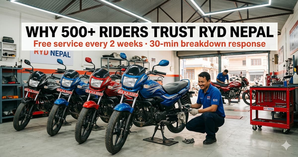 Why RYD Nepal Is the Bike Rental Near You in Kathmandu That Riders Actually Trust